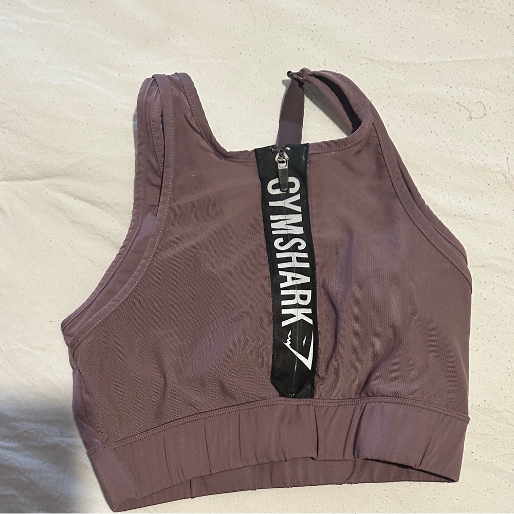 COPY - Gymshark zip up bra/top